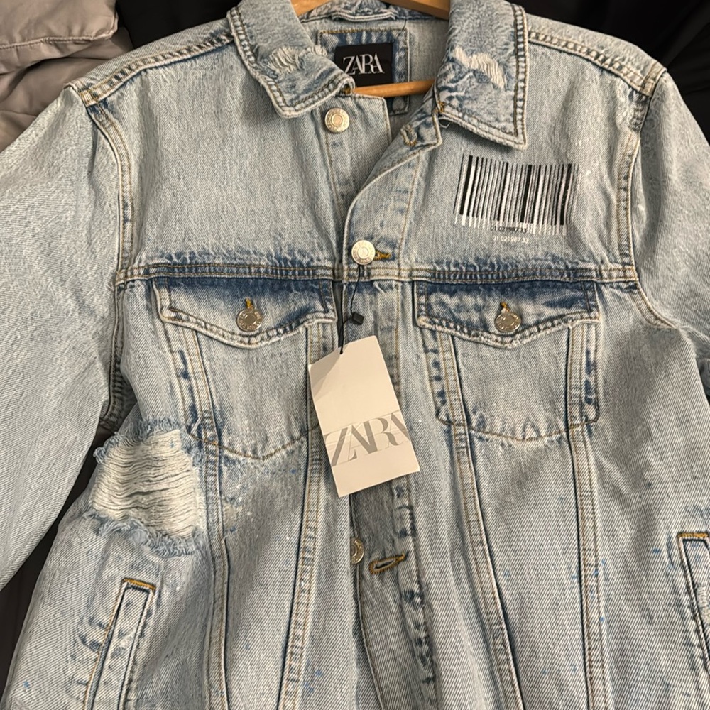 New with tags Zara denim jacket
